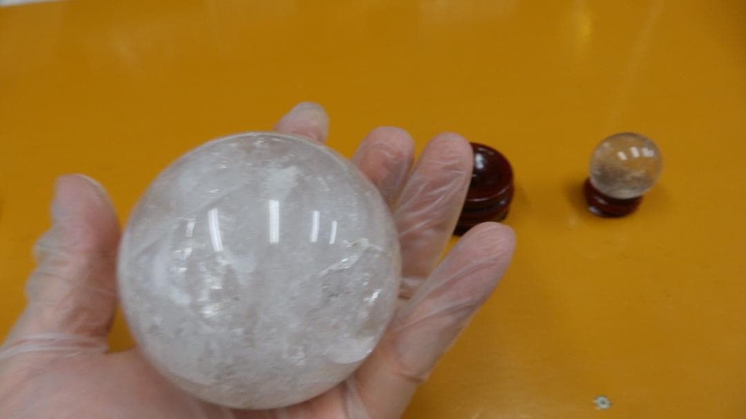 水晶玉　丸玉