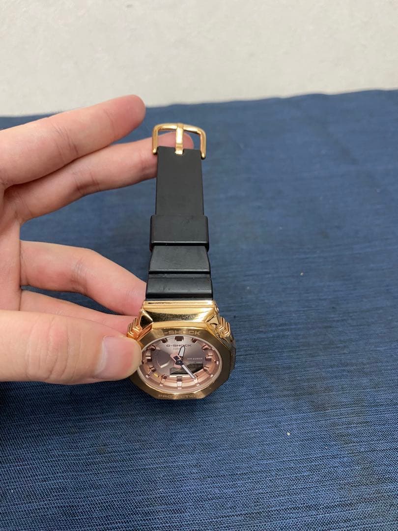 【稼動品】カシオ　G-SHOCK 腕時計 ローズゴールド GM-S2100PG