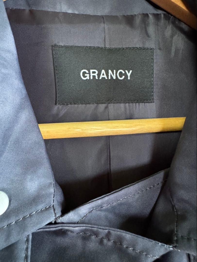 GRANCY Patterned Long Coat トレンチコート Lサイズ