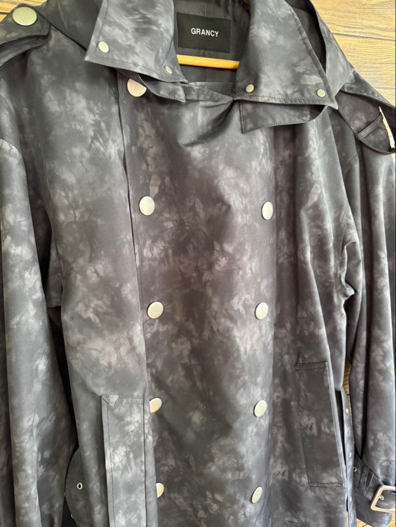 GRANCY Patterned Long Coat トレンチコート Lサイズ