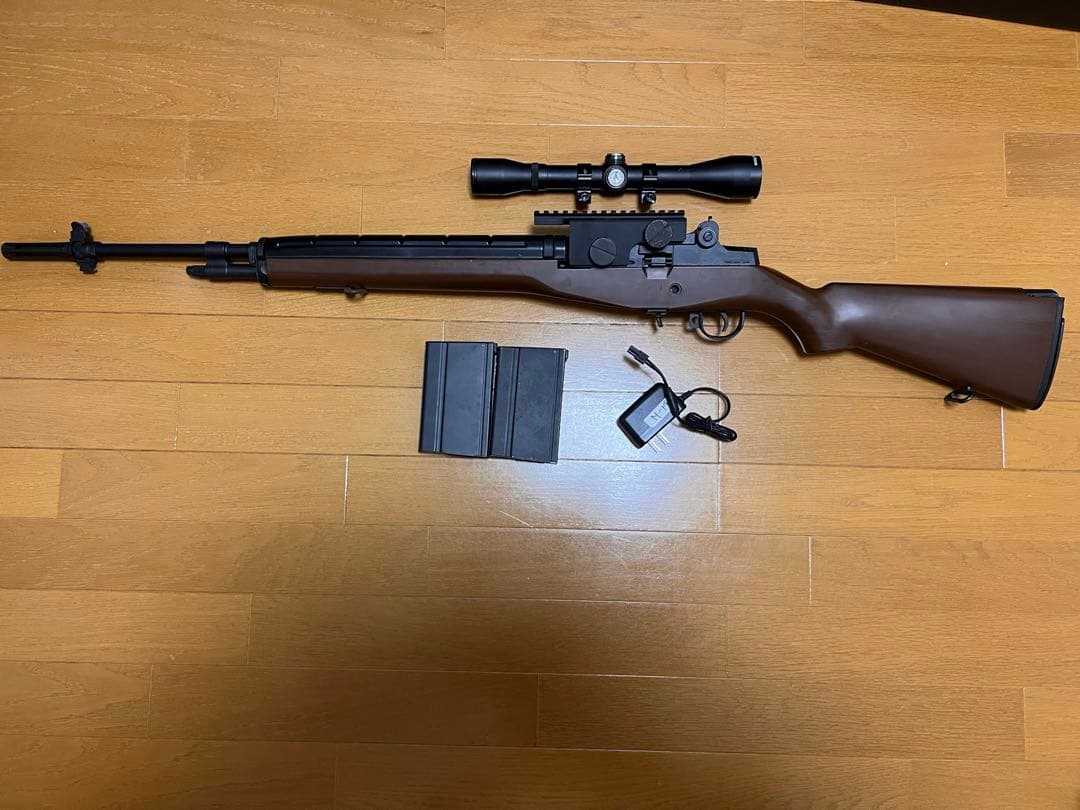 ブ*ズ様 東京マルイM14 ウッドストック　スコープ付き