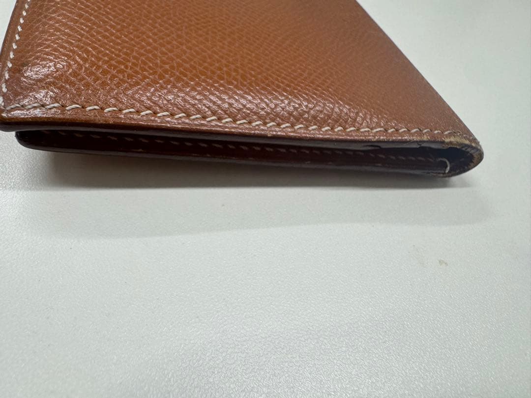 エルメス（HERMÈS） ベアン　財布 ブラウン 正規品／箱付き／刻印あり