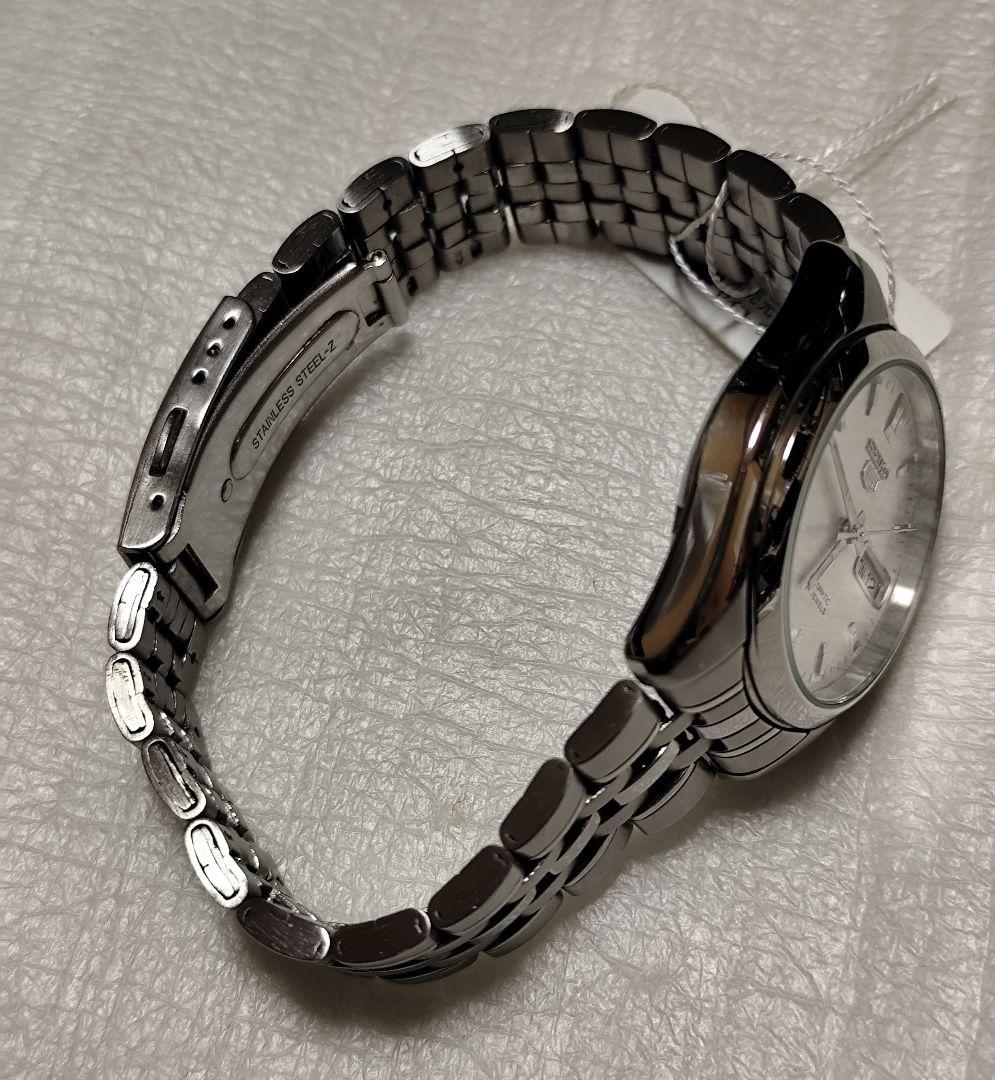 SEIKO 5 自動巻き時計 シルバー 21石