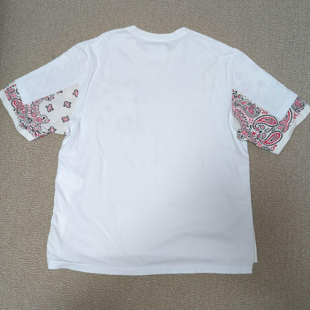 おもと sacai バンダナ ペイズリー Tシャツ サイズ3
