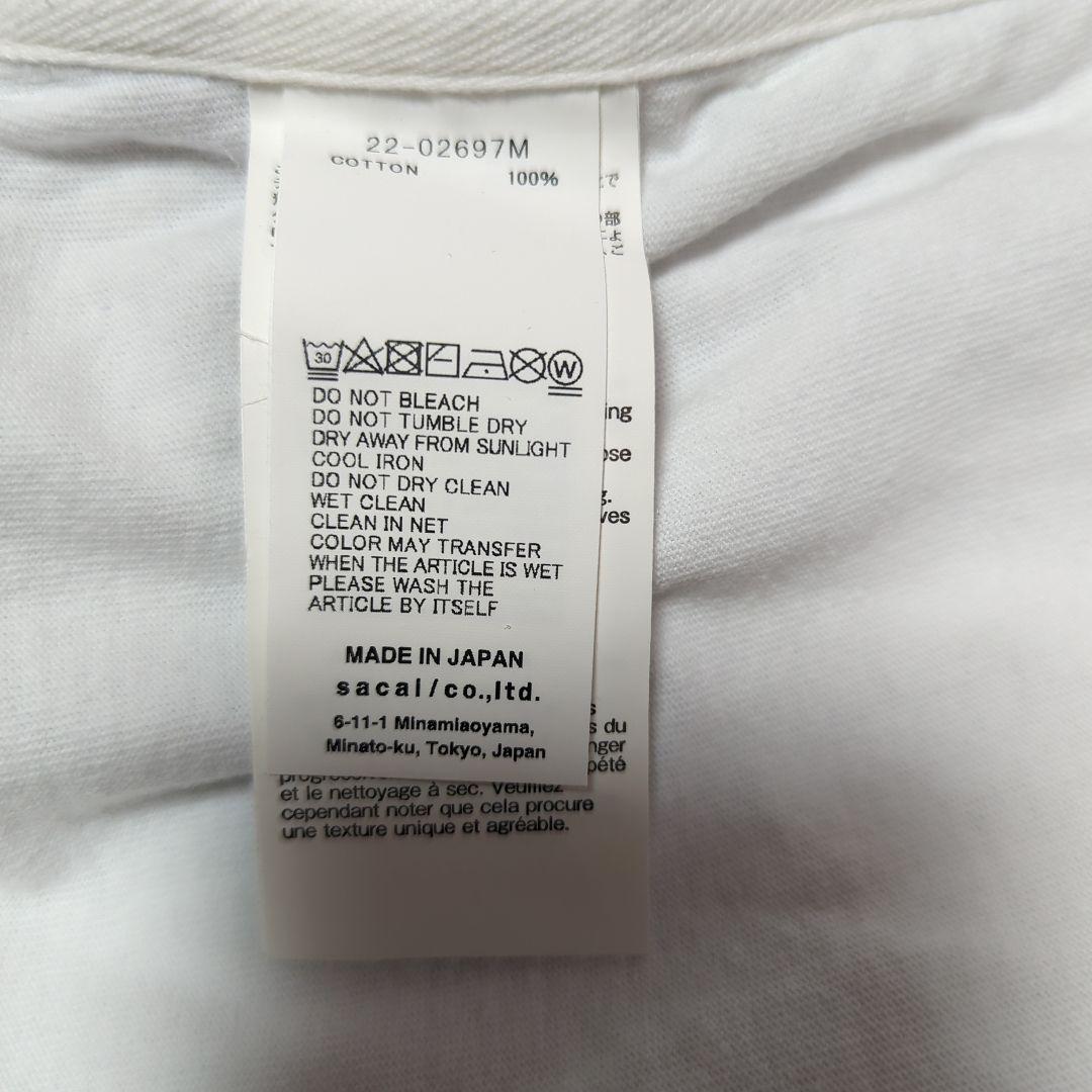 おもと sacai バンダナ ペイズリー Tシャツ サイズ3
