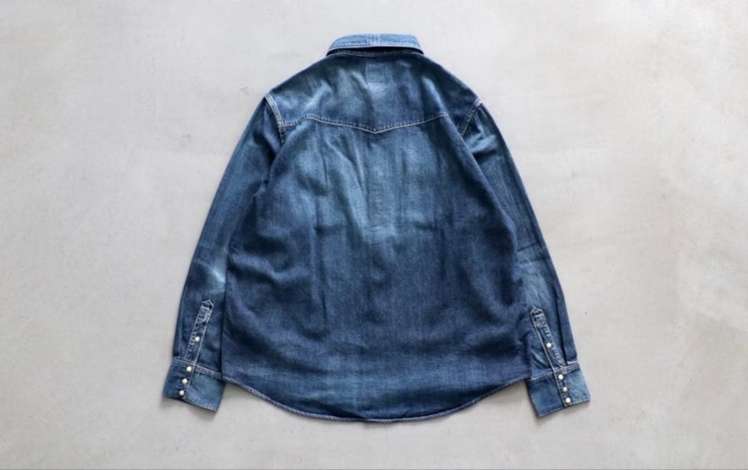 トップス visvim SOCIAL SCULPTURE SHIRT DMGD 3