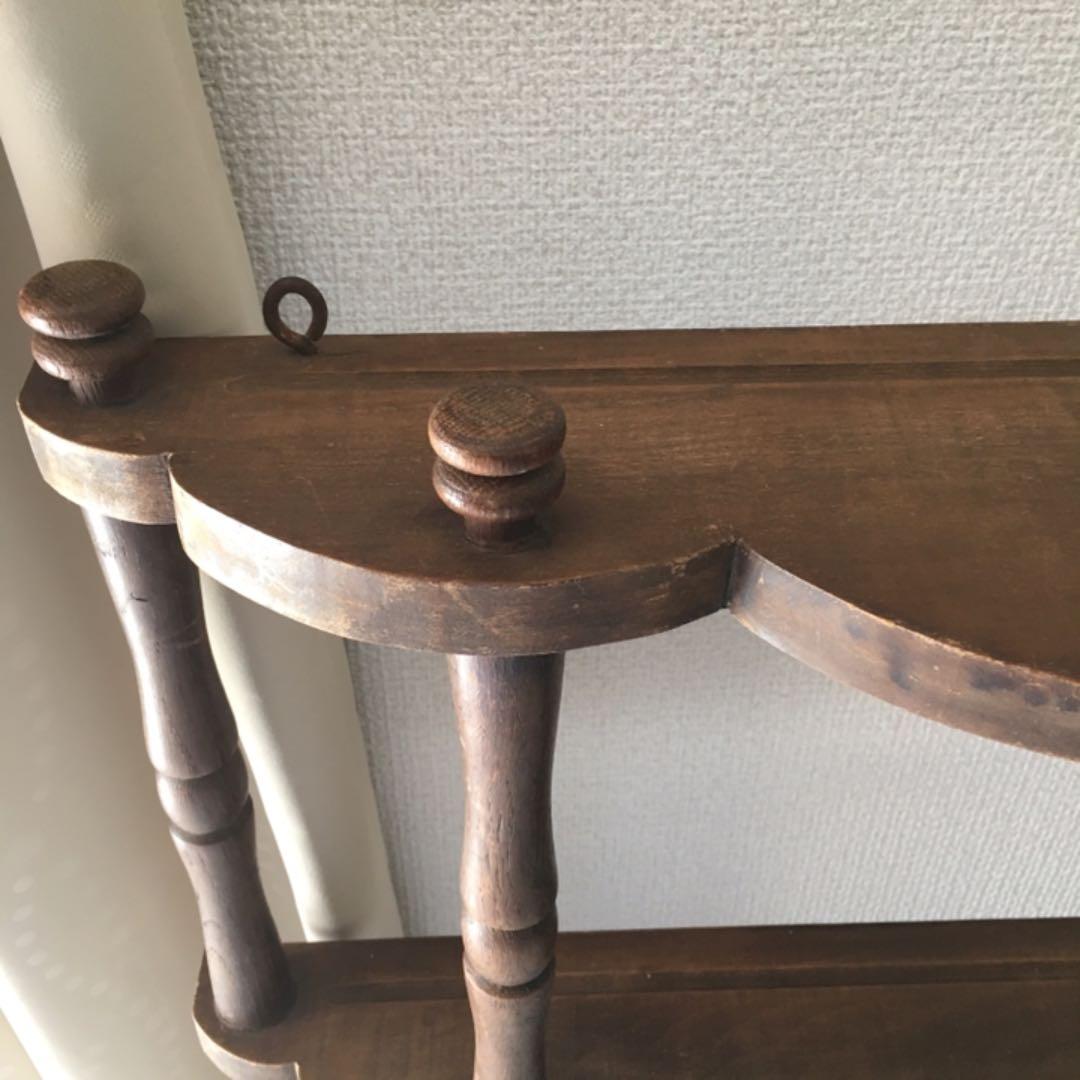 フランス　アンティーク  ウォールシェルフ　飾り棚　壁掛け　シェルフ　雑貨