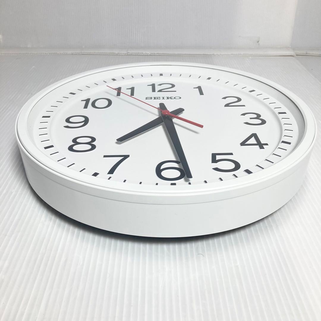 美品 SEIKO 壁掛け時計 衛生電波時計 GP219W オフィス アナログ