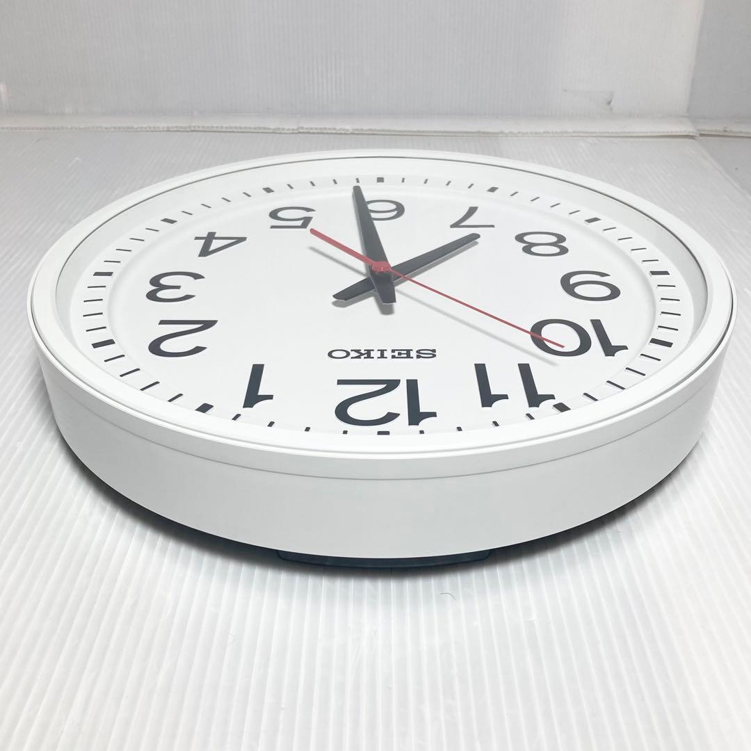 美品 SEIKO 壁掛け時計 衛生電波時計 GP219W オフィス アナログ