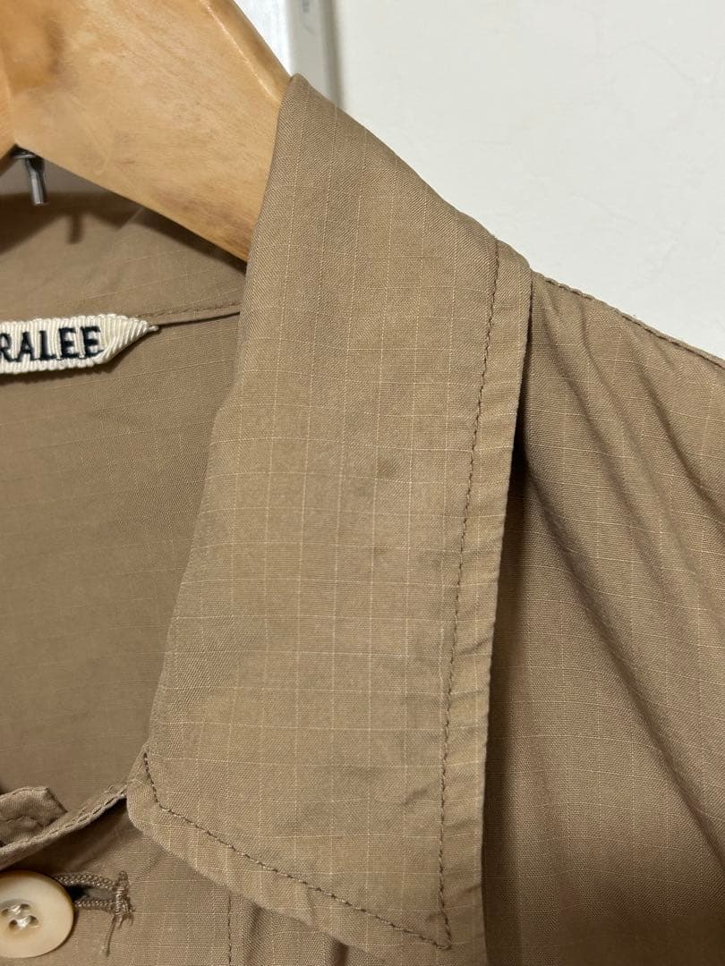 AURALEE ベージュ ミリタリージャケット　サイズ1