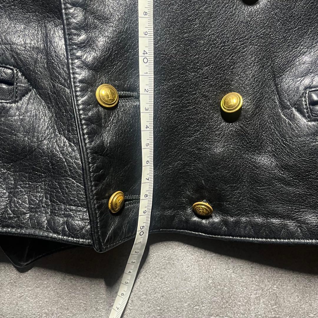 agnes b. スペシャル レザー ナポレオンジャケット vintage