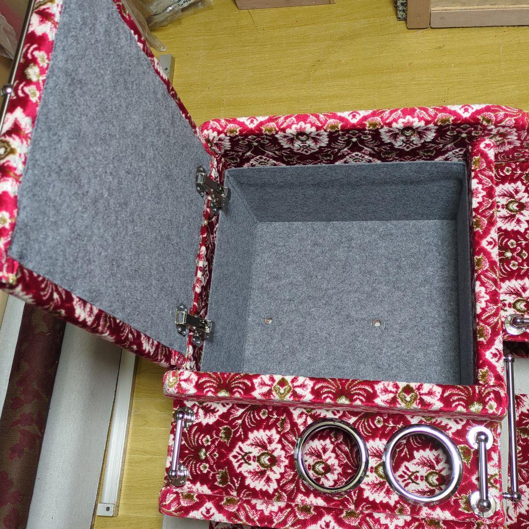 【トムトム】コンソールBOX【新格子レッド】