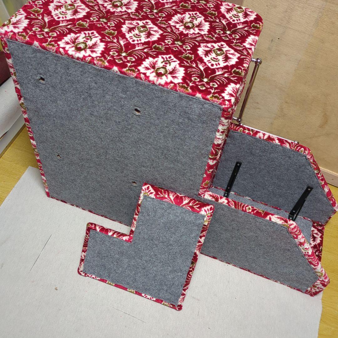 【トムトム】コンソールBOX【新格子レッド】