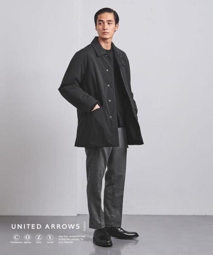 UNITED ARROWS パディング バルカラーコート COZY ジャケット