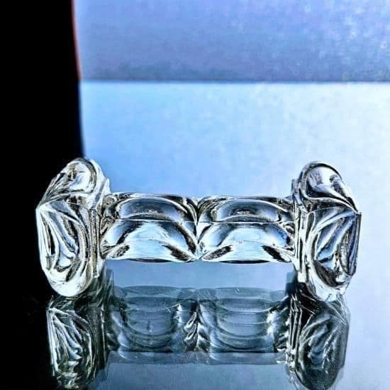 輝くオールドバカラ ロザースミュルティプルのカトラリーレスト【19世紀後半】