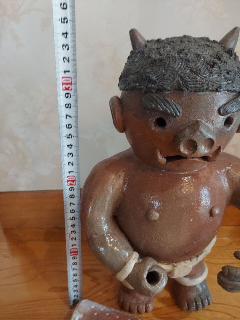 陶器製鬼フィギュア