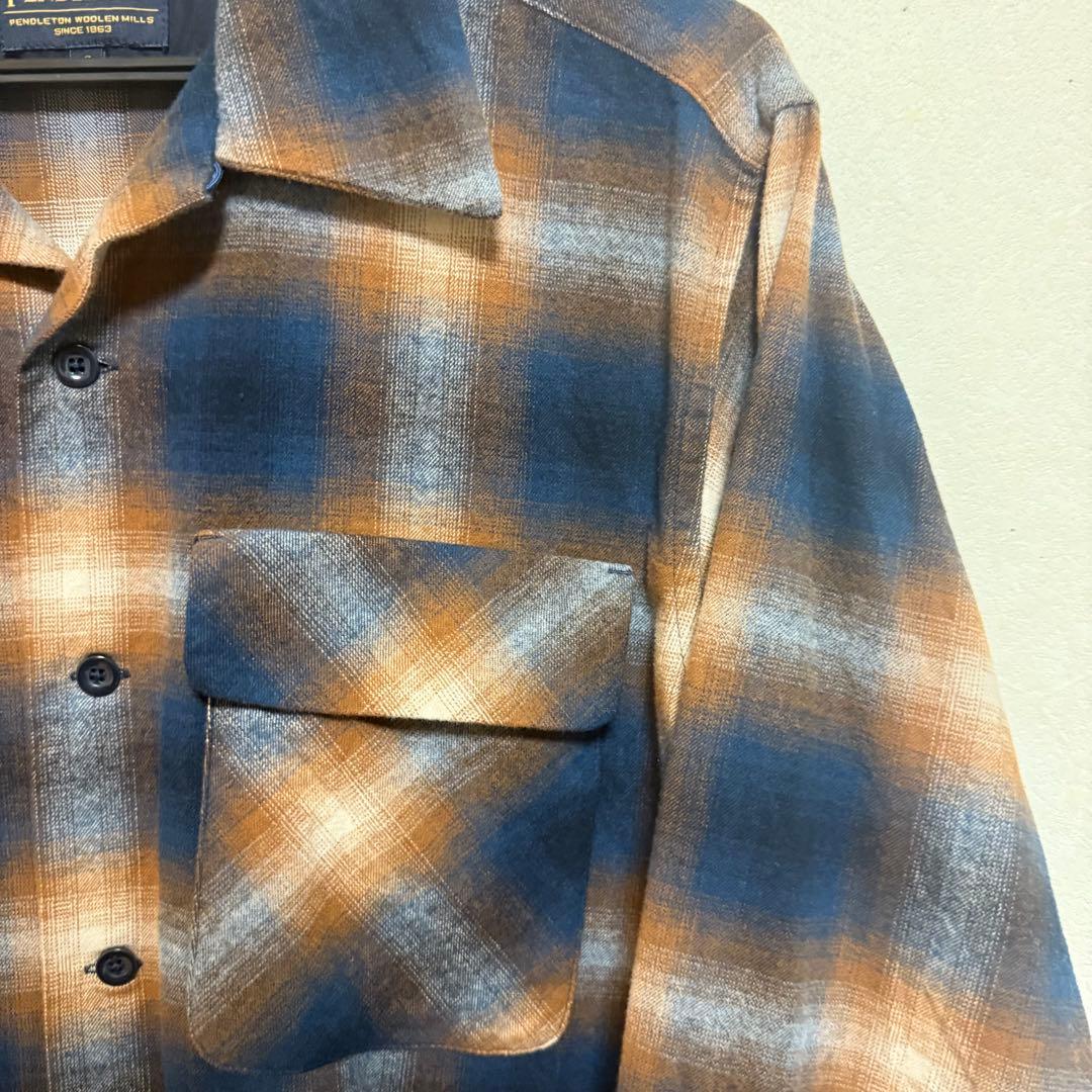 【Pendleton】オンブレボードシャツ　チェック柄ネルシャツGWBOY