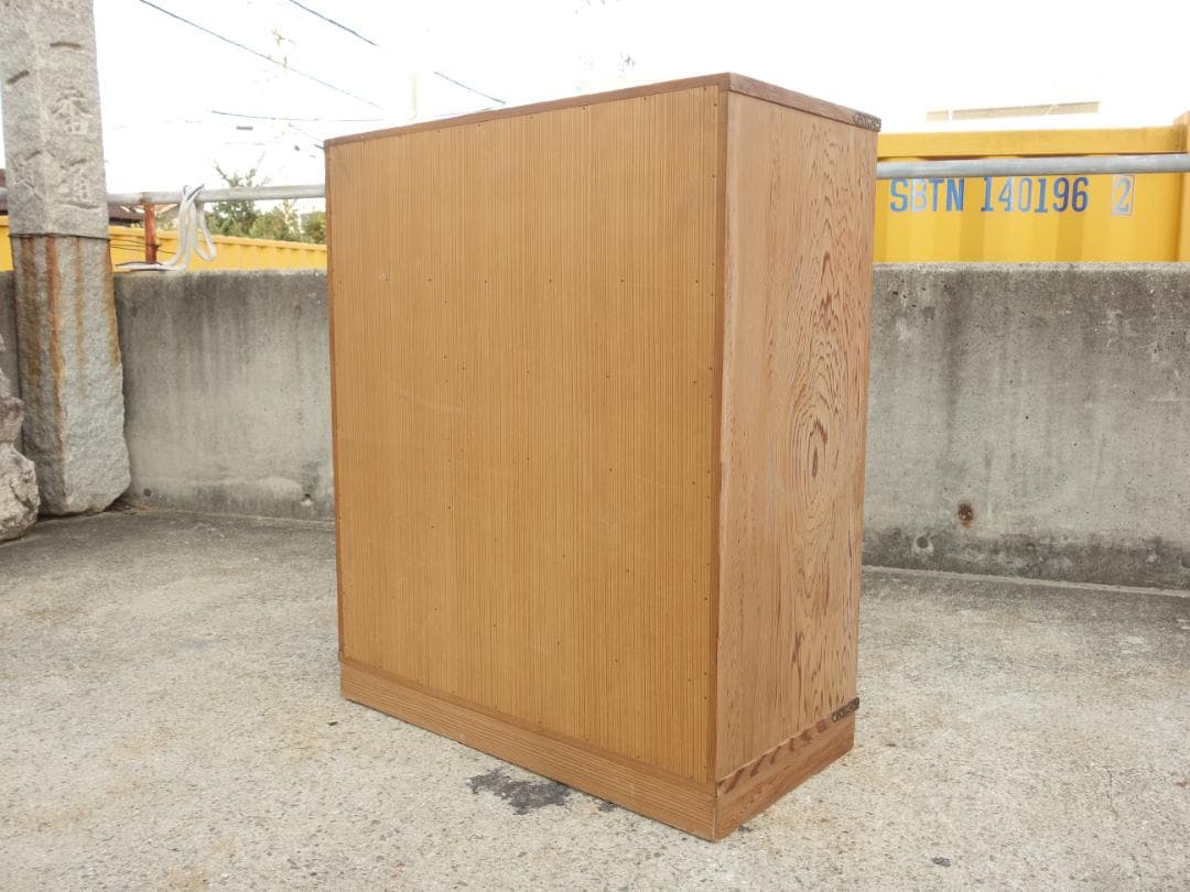 【中古】K▼杉 箪笥 たんす 和ダンス 和家具 茶だんす 茶棚 (38758)