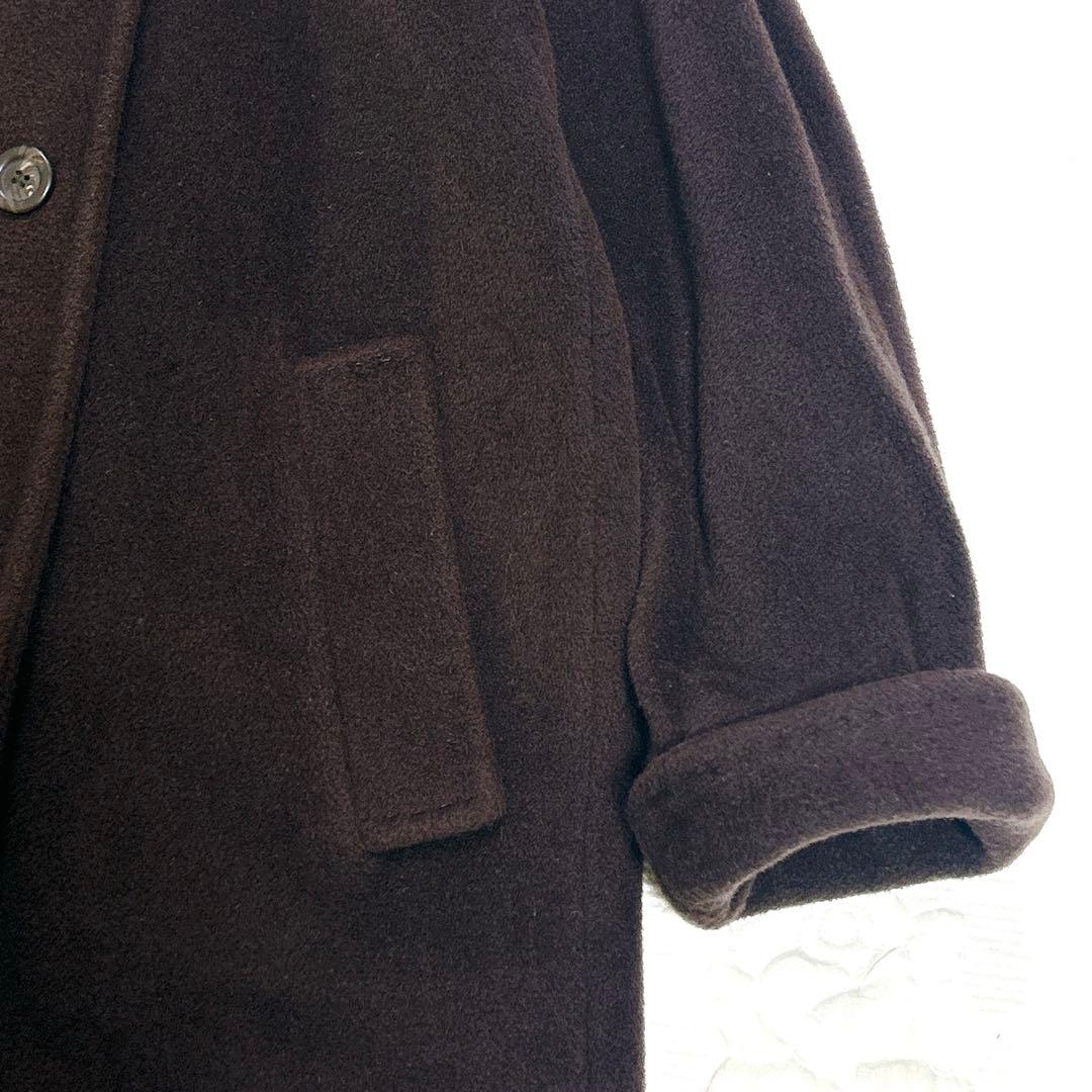 Max Mara MARELLA カシミヤ混ウール ダブルブレストコート 40