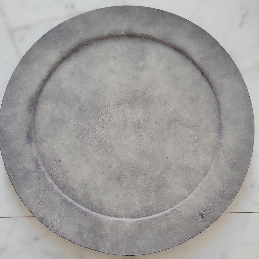 吉田次朗　リム皿　未使用　25cm