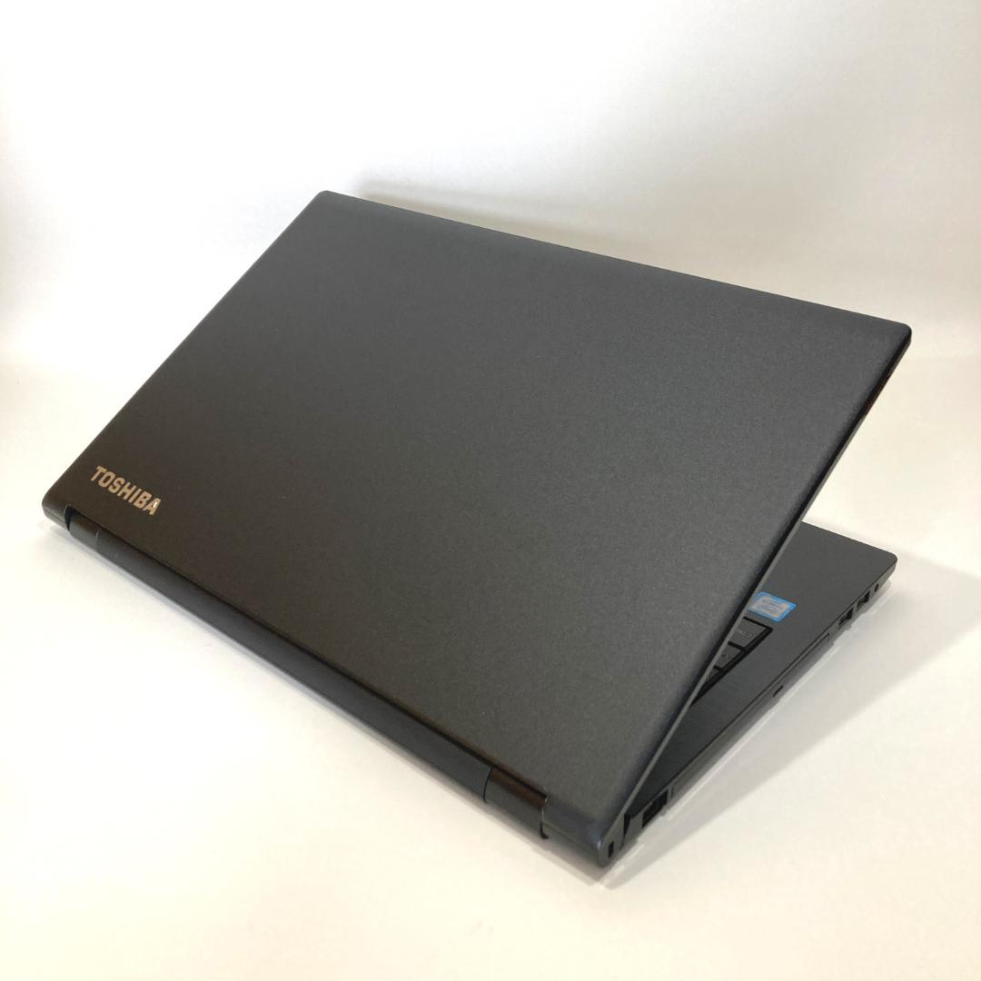 初心者向け✨大画面・DVD・オフィス✨黒✨すぐ使えるノートパソコン◇T489-2