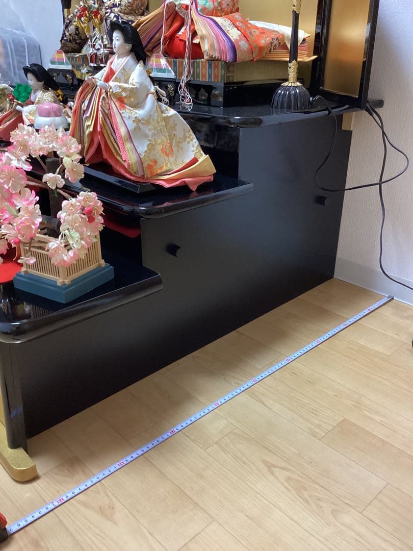 雛人形セット　裂地西陣織 賀美雛　三段飾り③