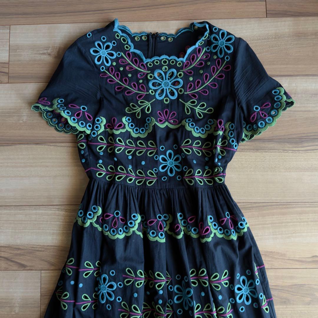 RED VALENTINO 刺繍マキシドレス　ワンピース