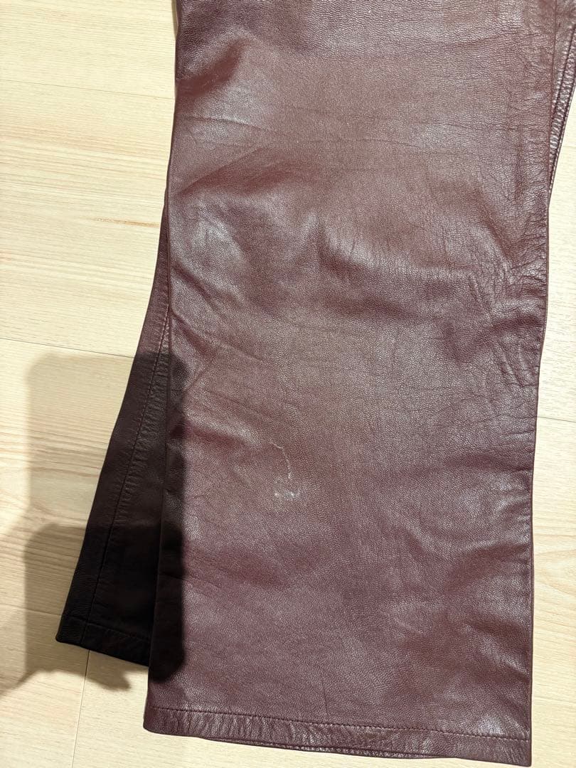 BURBERRY BLACK LABELレザー パンツ79