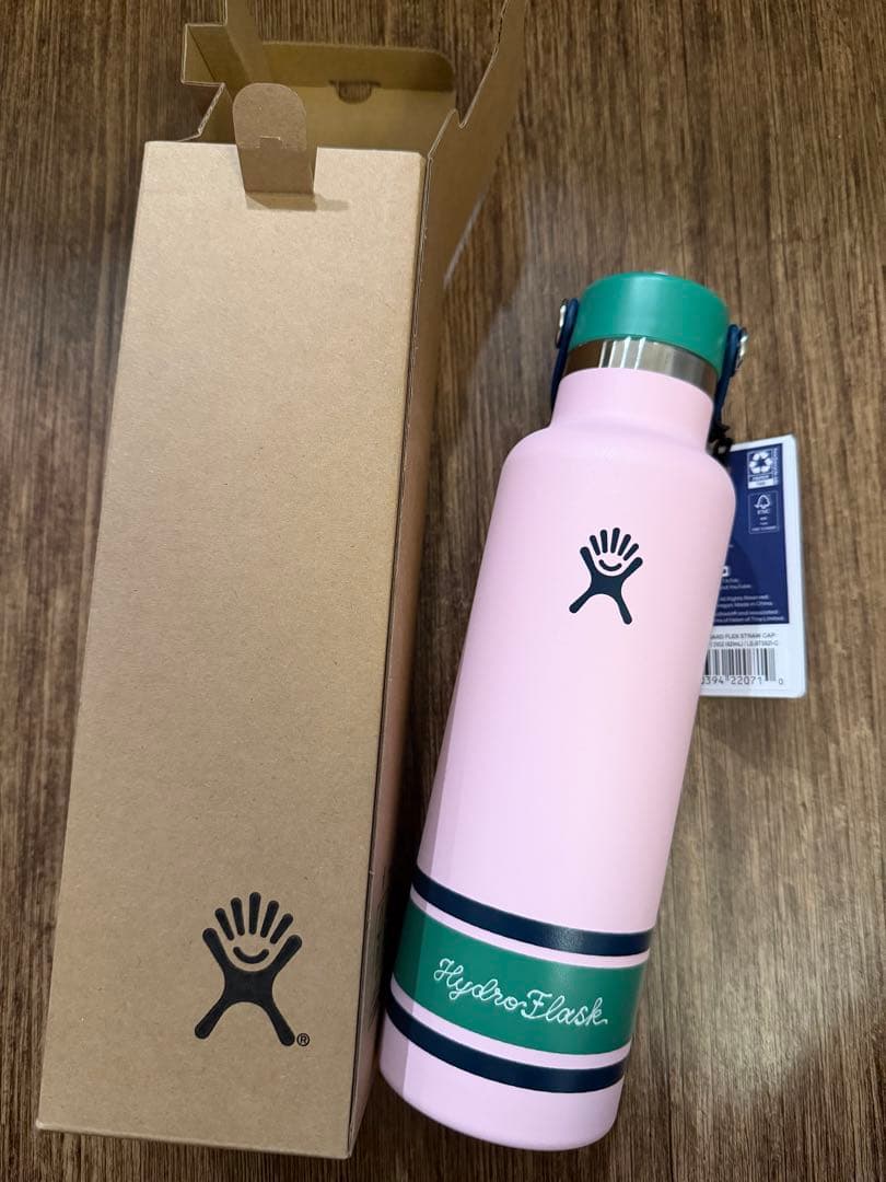 【海外限定商品】Hydro Flask 24oz キャンパスピンク ストロー付き