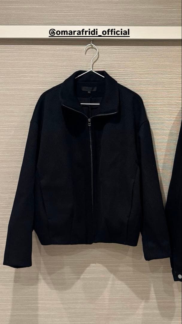 ジャケット・アウター omar afridi STAND COLLAR BUD BLOUSON