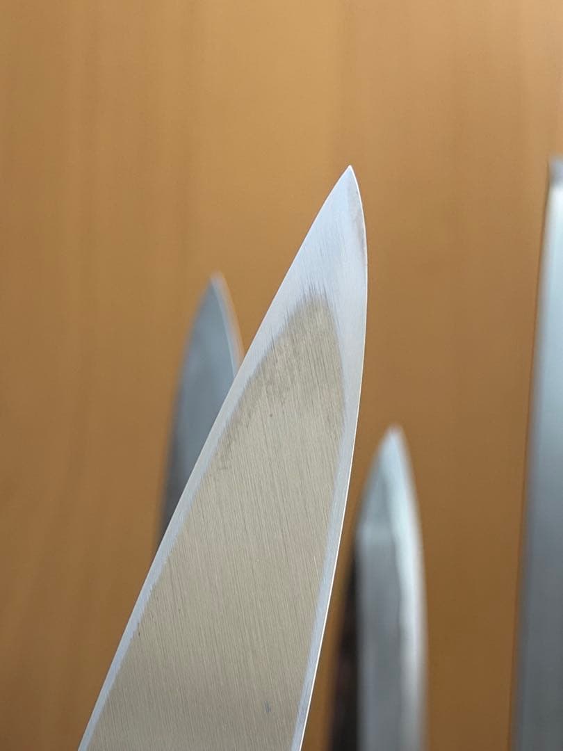 青一鋼 柳刃包丁 尺寸 300㎜ 鞘付き
