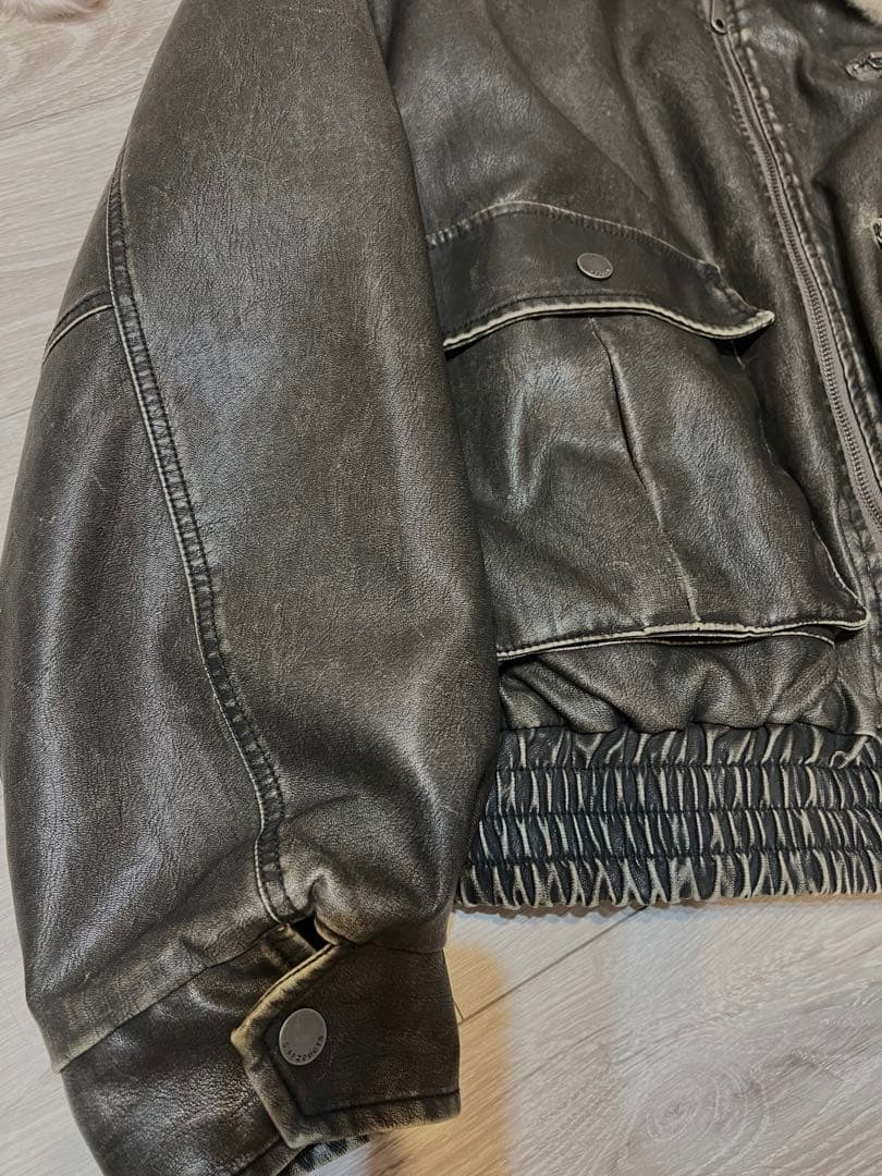 スライVINTAGE F／LEATHER S／ブルゾン