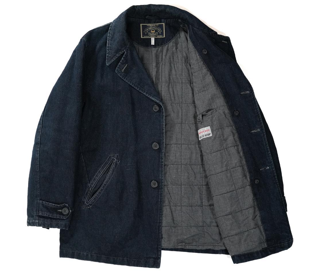 イタリア製 ARMANI JEANS デニム コート ライナー付き 48サイズ