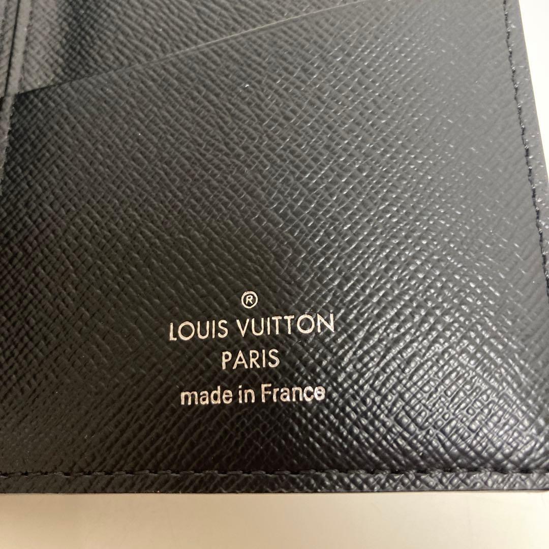 美品Louis Vuitton ダミエ ブラック 長財布　二つ折り　ウォレット
