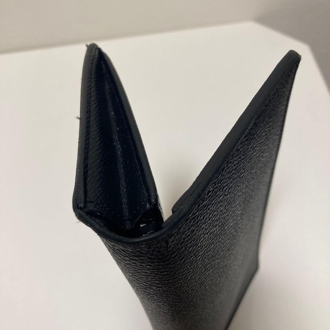 美品Louis Vuitton ダミエ ブラック 長財布　二つ折り　ウォレット