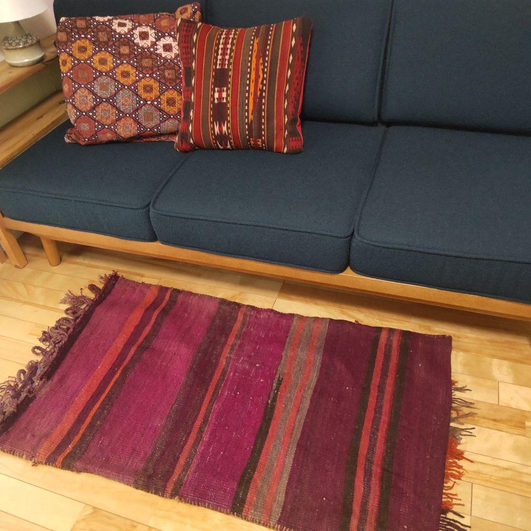 バルーチ族 バーリシト トライバルラグ　リバーシブルラグ