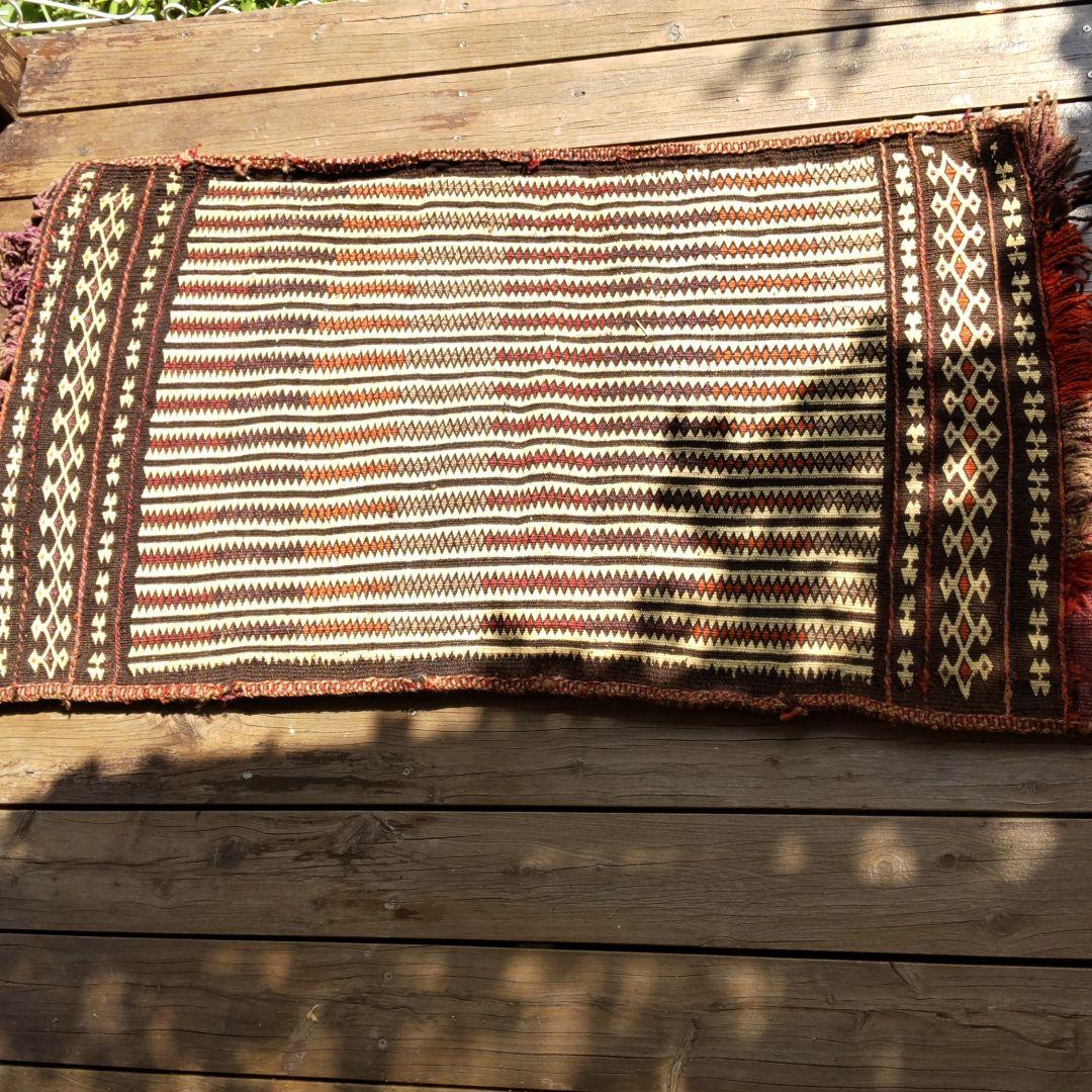 バルーチ族 バーリシト トライバルラグ　リバーシブルラグ