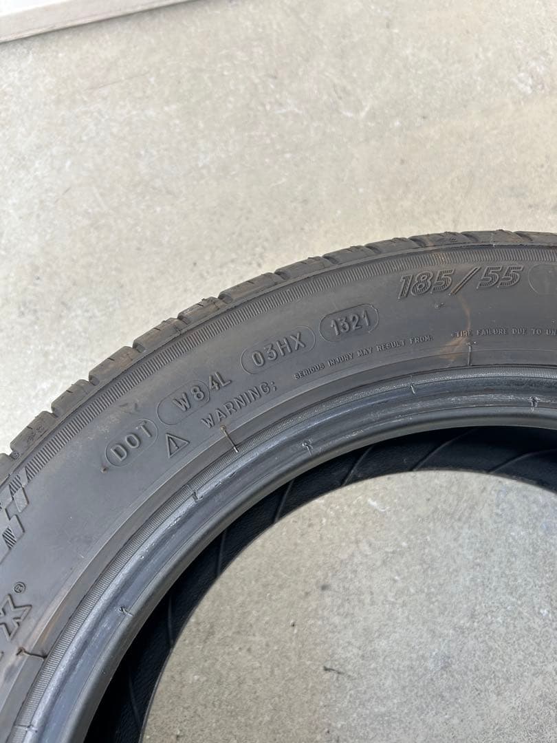 バリ山　ミシュラン パイロットスポーツ3 185/55R15 2本セット