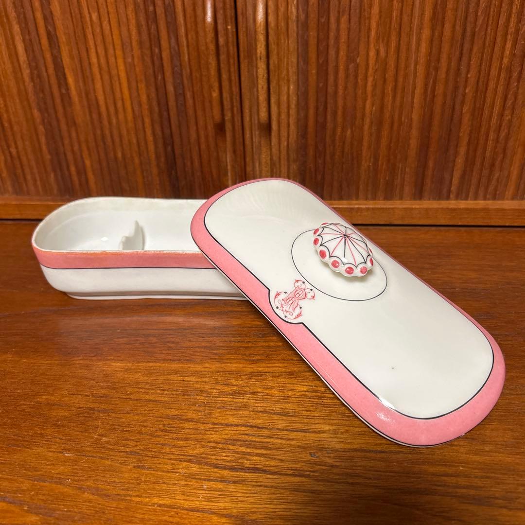 ACLEMENT MARSEILLE PARADIS 蓋付き 小物入れ 陶器製