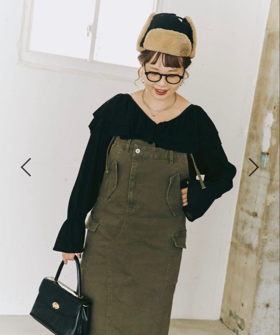 新品タグ付き＊LOWRYSFARM ビンテージライクミリタリージャンスカ