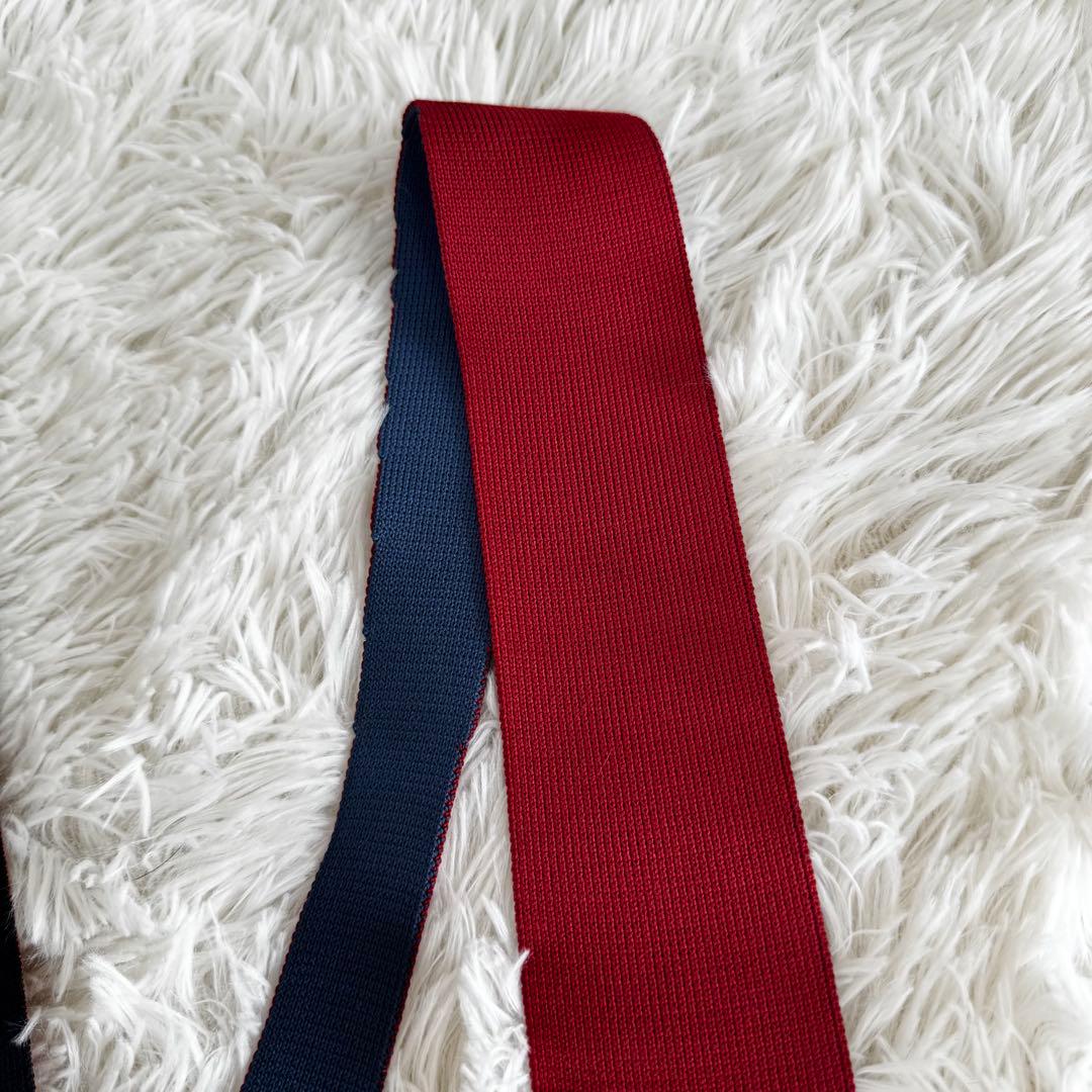 エルメス HERMES ニットタイ 4WAY ロゴ刺繍 リバーシブル イタリア製