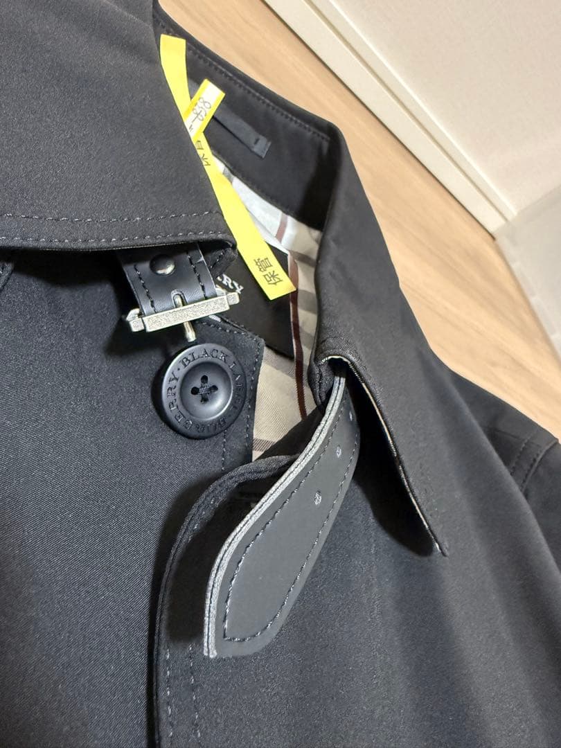 BURBERRY BLACK LABEL ブラック トレンチコート Mサイズ