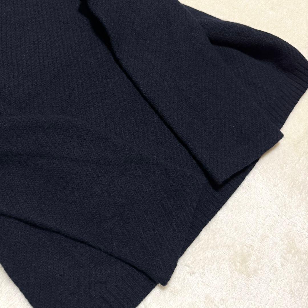 美品 evam eva 洗える ウールカシミヤ ボトルネック ニット