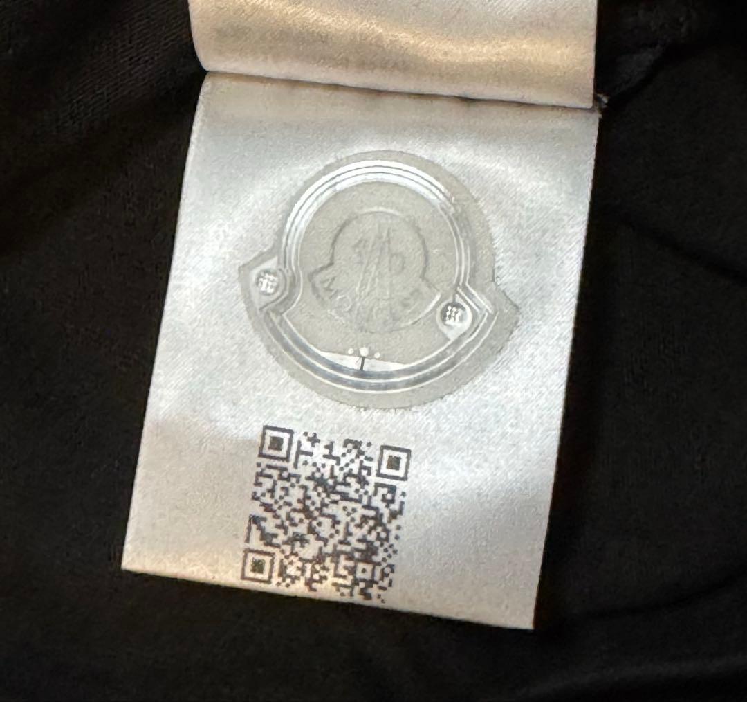 正規品 MONCLER モンクレール ブラック 長袖Tシャツ S ロゴ 美品