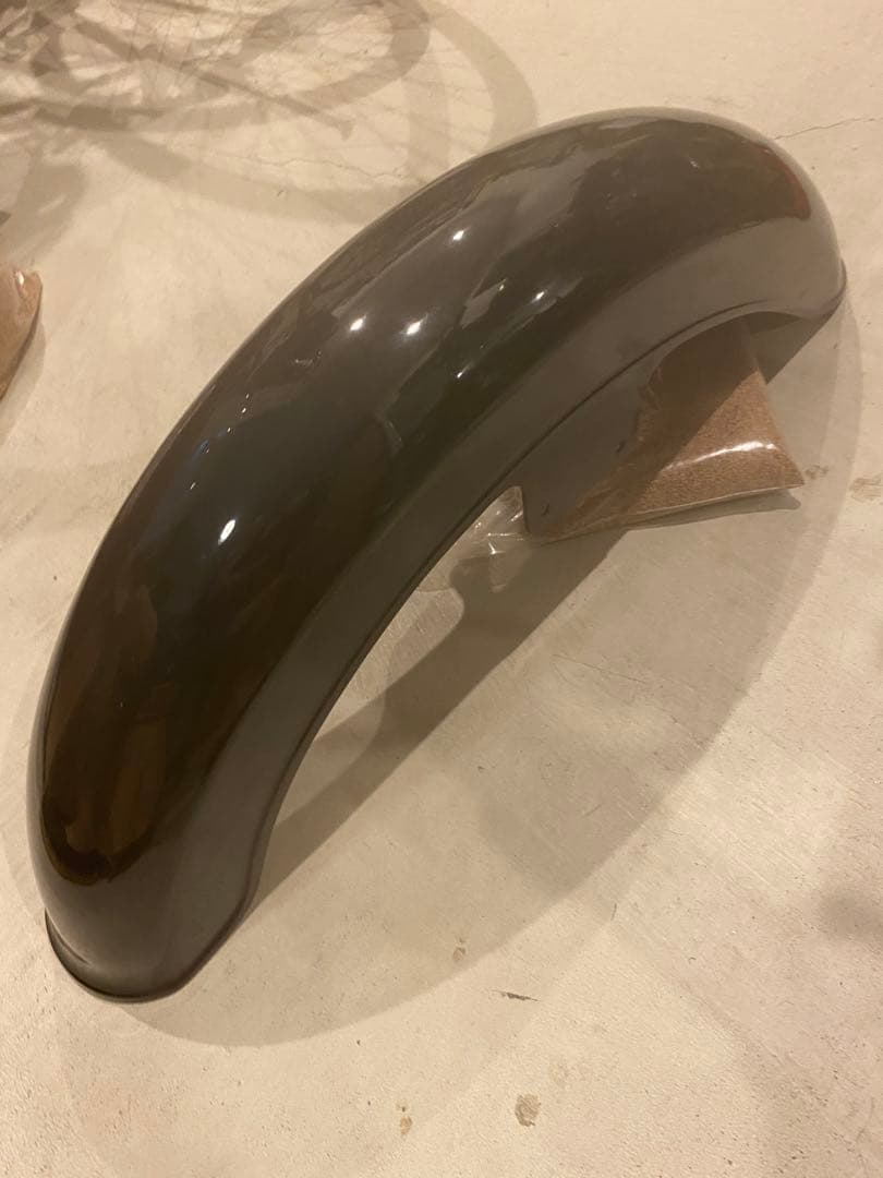 美品 シックデザイン クラシック フロントフェンダー フレア SR400/500