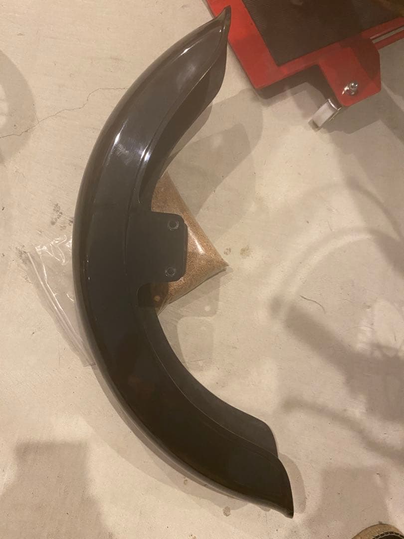 美品 シックデザイン クラシック フロントフェンダー フレア SR400/500