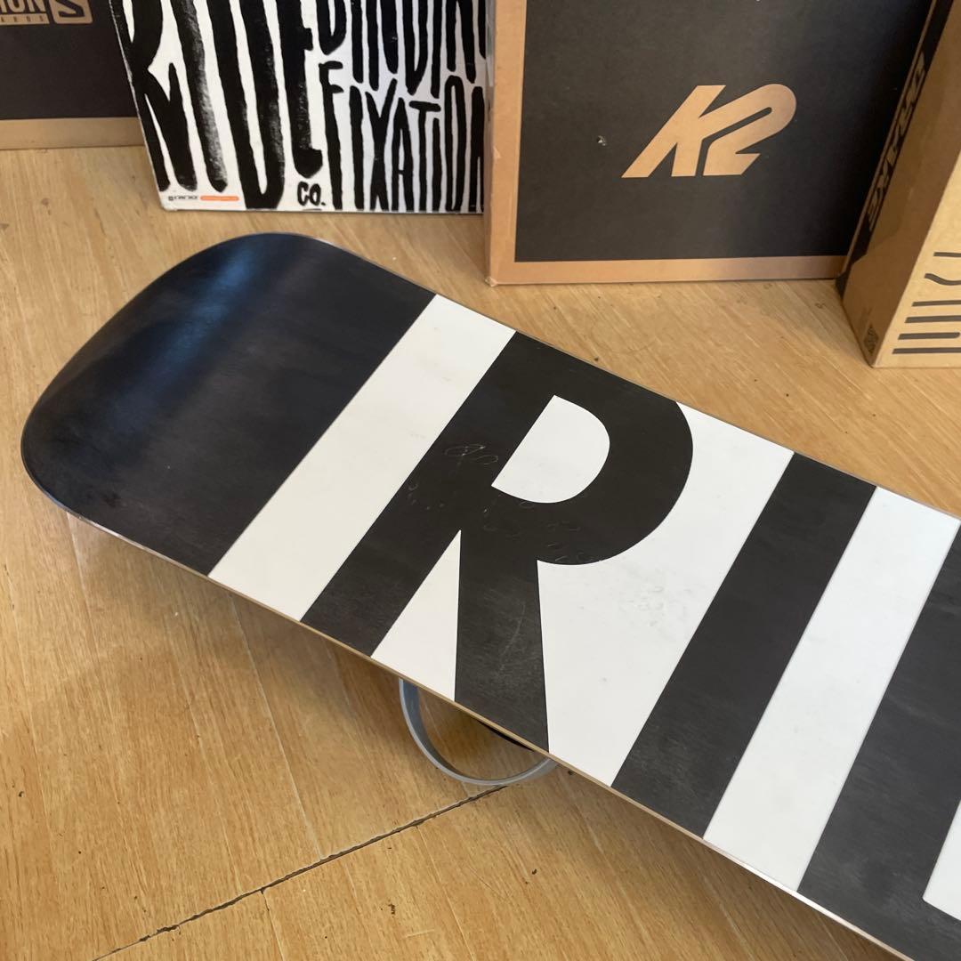 RIDE×FORUM　ライド　バイン付スノーボードセット　138㎝キッズお勧め◎