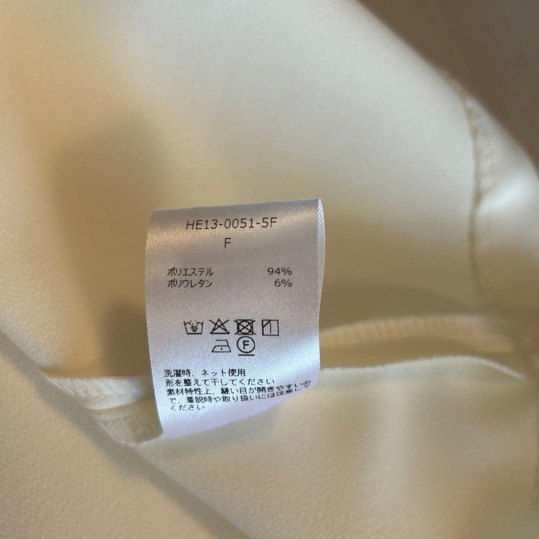 【新品タグ付き】HEVE Swan Grace BL white