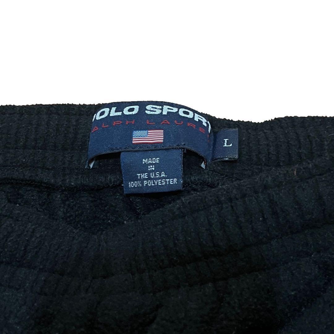 Polo Sport ブラック フリースパンツ Lサイズ