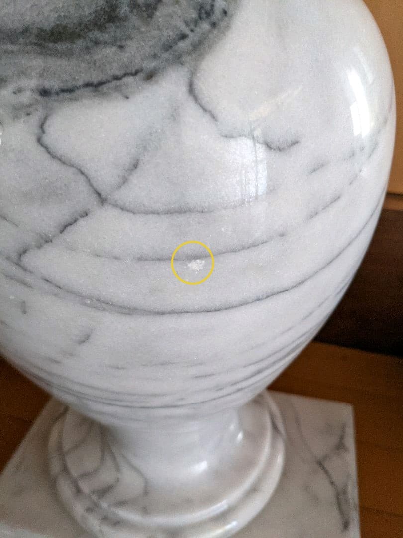 最終値下げ　大理石オニキスの大きな花瓶